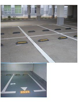 供应广西橡胶定位器 车轮止退器 倒车墩 　