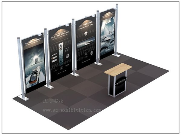 供应重庆展位产品层板架 展会制作 积木展位