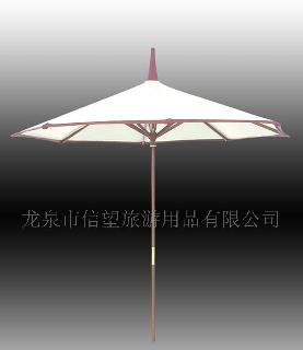 布顶伞、木伞、庭院伞、木制太阳伞、太阳伞