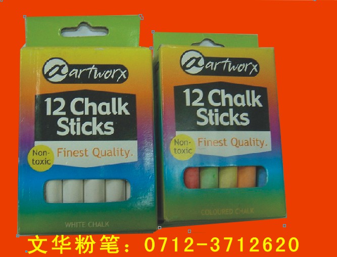 白色粉笔，六角粉笔，彩色粉笔