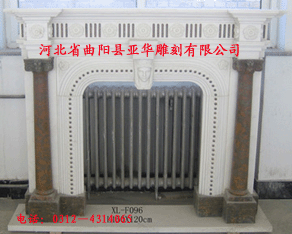 大理石壁炉 装饰壁炉 曲阳石雕
