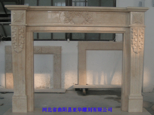 雕花壁炉  汉白玉壁炉 石雕