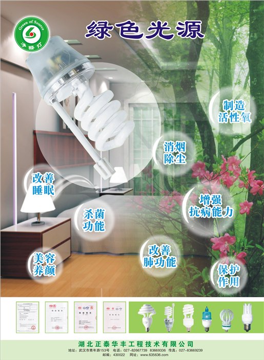 供应 正泰华丰净醛灯