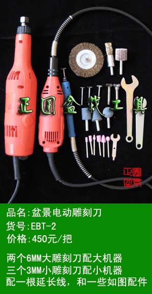 电动雕刻机，盆景舍利丝雕制作工具