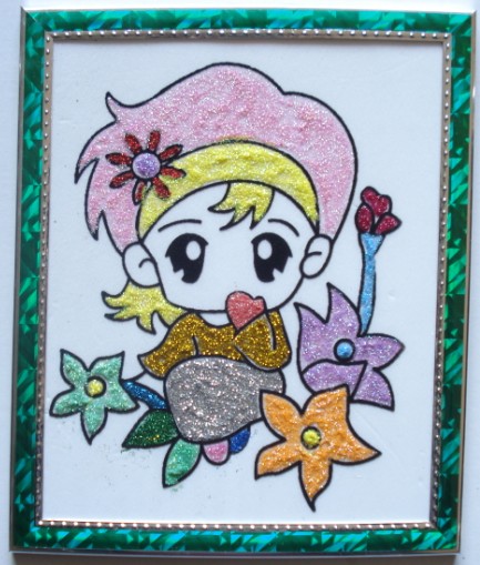 杭州莎恩批发金粉画