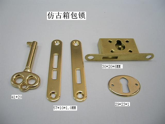 箱包仿古锁,箱包锁扣,箱包五金