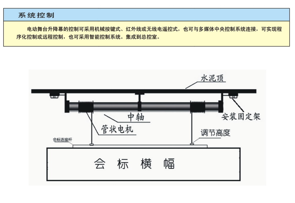 浙江杭州横幅电动升降器