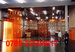 供应橘黄色防虫软门帘 空调软帘