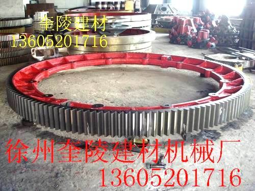 供应回转式滚筒烘干机大齿轮大滾圈