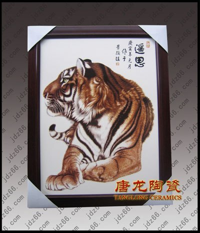供应年终会议礼品大瓷板画