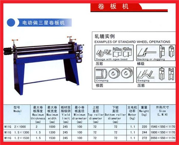 供应小型三辊卷板机生产厂家