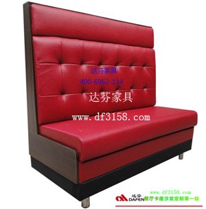 供应深圳餐厅耐磨卡座沙发桌椅单面卡座沙发订做