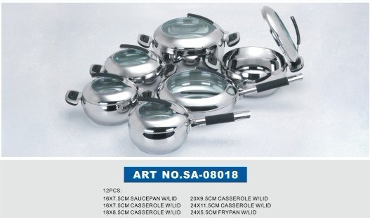 节能煎盘 不粘煎锅 家居用品 赠品 礼品 广东三A不锈钢厨具 汤锅