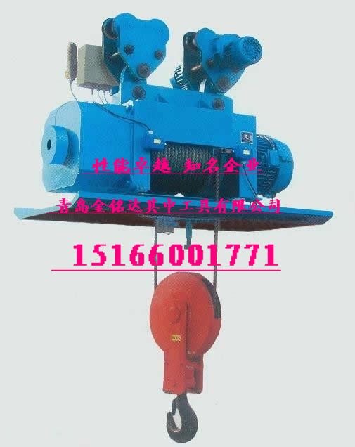 供应青岛起重工具钢丝绳电动葫芦