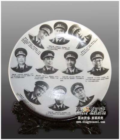 供应陶瓷旅游纪念盘周年庆典纪念品校庆礼品庆祝活动纪念