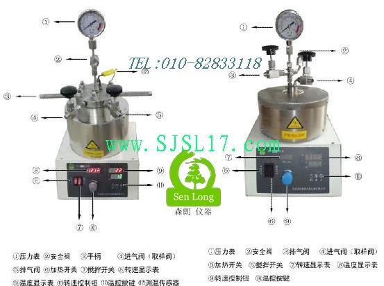 供应25ml微型反应釜，电加热不锈钢反应釜，25ml微型加氢反应釜