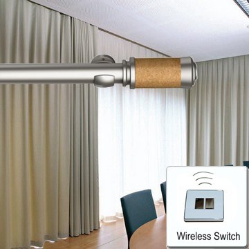 供应Sunluck智能遥控电动窗帘 电机内置 电动窗帘机