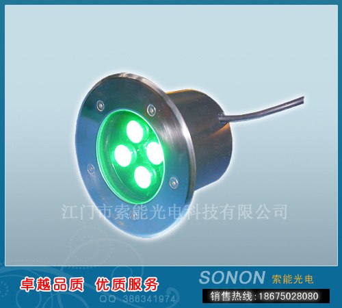 绿光单色4W常亮灯饰LED地埋灯