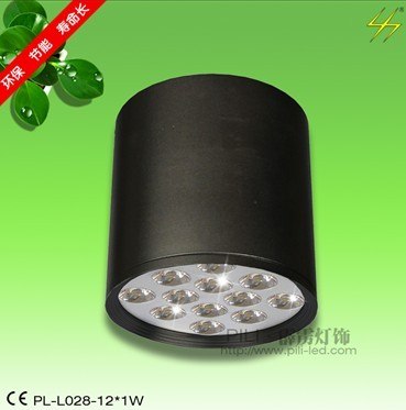 供应LED筒灯PL-L028-12*1W，LED筒灯，大功率LED筒灯
