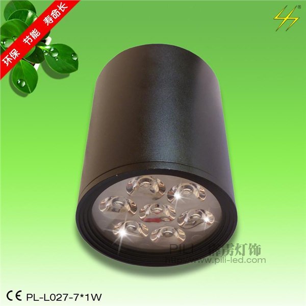 供应LED筒灯PL-L027-7*1W，LED筒灯，大功率LED筒灯