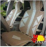 手编冰丝维卡夏季汽车坐垫夏垫