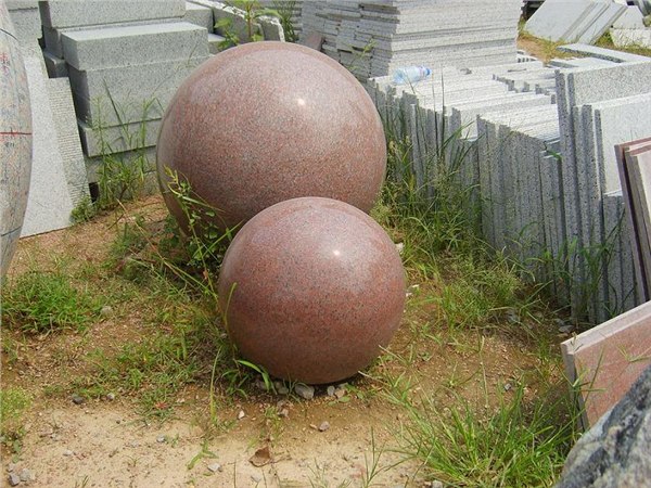 供应石雕地球球雕石雕球车止球龙球石球
