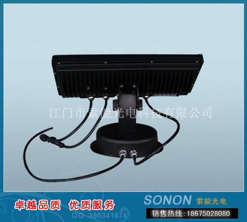 供应商场整体外墙LED投光灯刷色灯饰