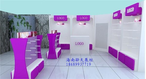 供应海口服装展柜制作内衣展柜化妆品展柜制作厂家