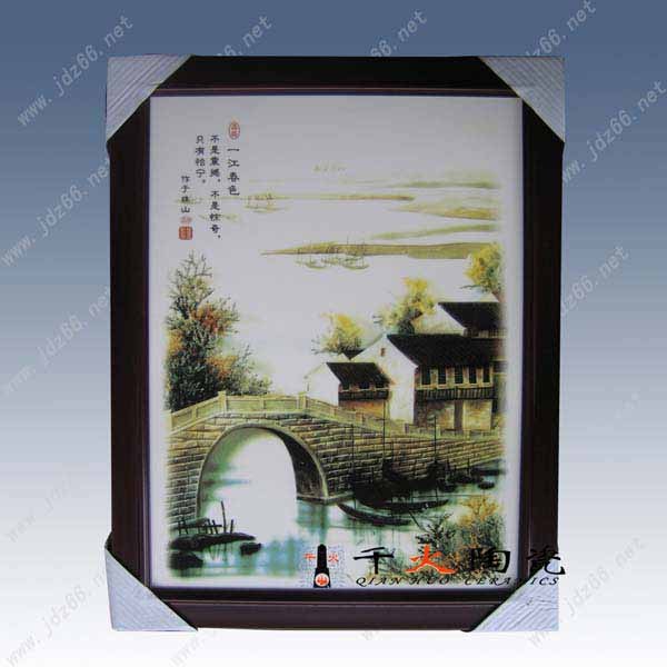 供应瓷板画青花瓷板画名家瓷板画名人画像大型装饰瓷板画
