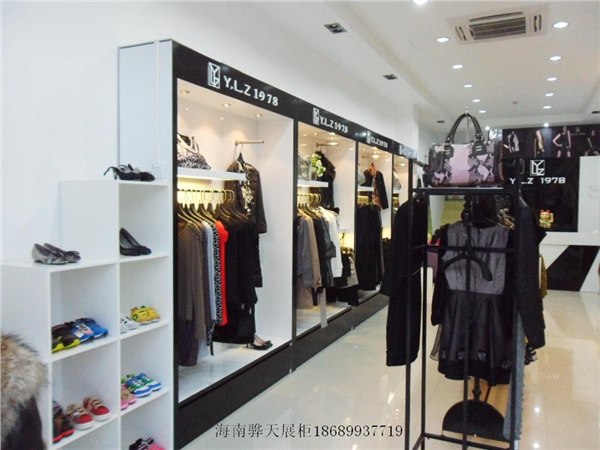 供应海口化妆品展柜内衣柜台裤业展示柜制作厂家