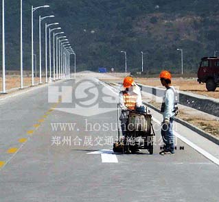 供应道路划线施工公路划线施工合晟交通标线专家