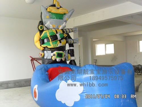 造型彩灯车花轿充气车彩灯电瓶车