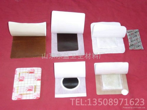 供应足贴??足贴加工??水晶眼膜??减肥贴??膏药贴基布??大黄膏??膏药贴