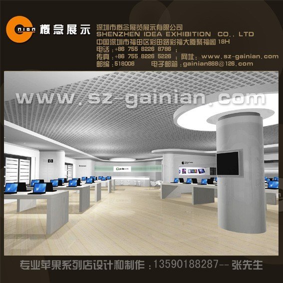 供应深圳展厅店面设计施工一体化公司