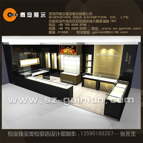 供应深圳珠宝展柜设计制作公司深圳珠宝店面设计制作公司