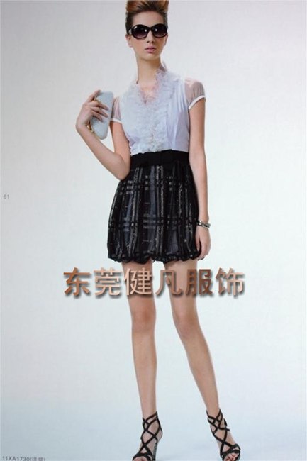 淑女装 潮流女装 裙子 女装折扣 女式夏装 贸易尾货