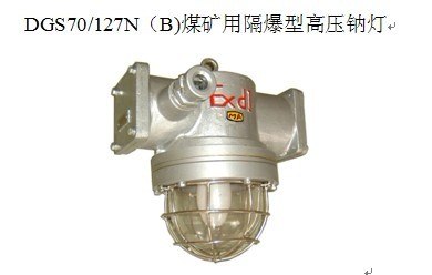 供应隔爆型矿灯DGS70/127N煤矿用隔爆型高压钠灯 双管芯高压钠灯泡