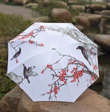 供应画艺伞 晴雨伞 国画伞