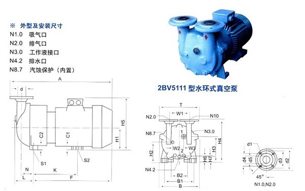 供应福建真空泵、2BV5系列水环真空泵