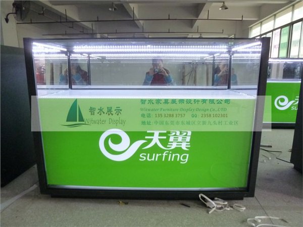 供应天翼手机柜 电信营业厅专用手机柜台 铁质手机柜台