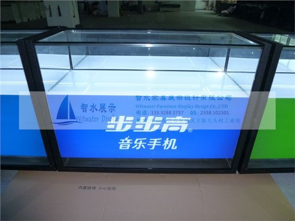 供应步步高手机柜 海南步步高手机销售柜台 铁质步步高手机柜