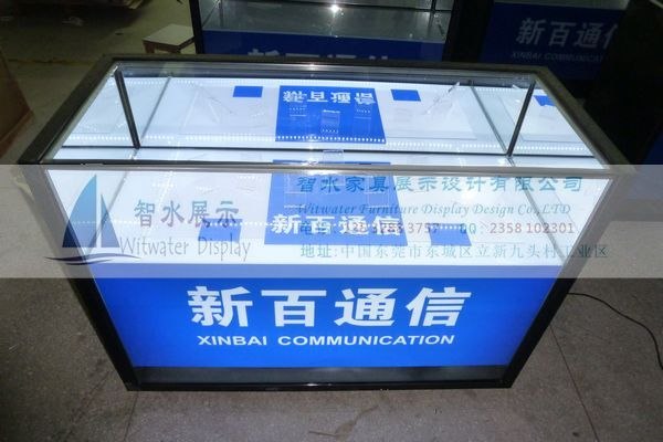 供应新百通信手机柜台 海口新百通信手机展示柜台 手机柜