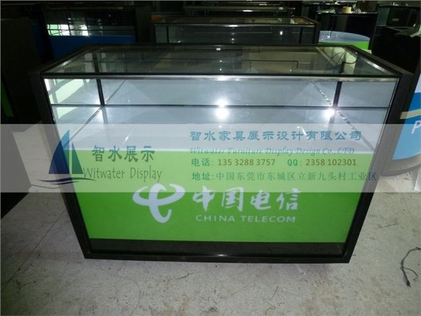 供应中国电信手机柜台 手机柜促销 手机大卖场专用展示柜台
