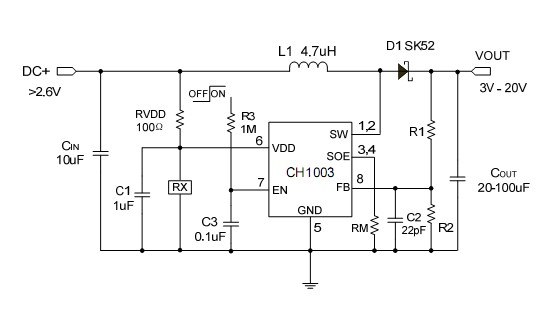 供应锂电供电升压5V/9V/12V升压IC