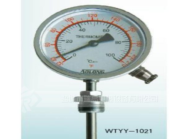 供应WTYY-1021液体压力式双金属温度计 液体压力式远传温度计 