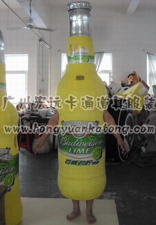 供应卡通吉祥物，人偶服装，卡通模型酒瓶