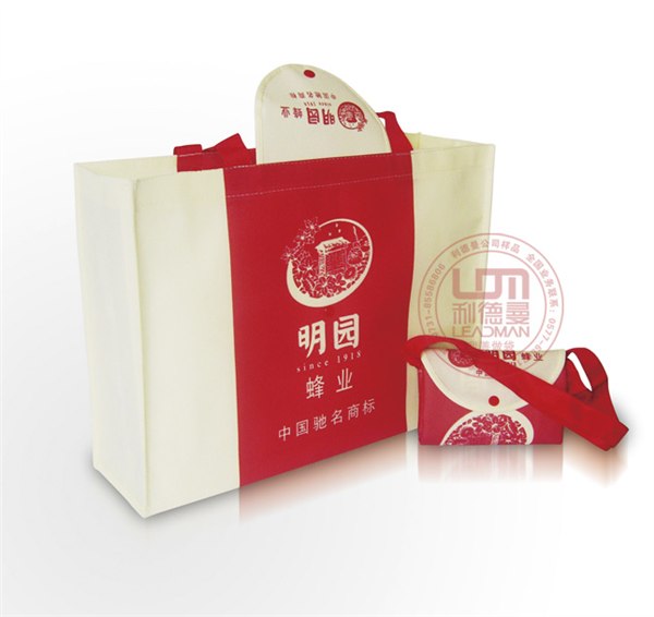 供应大连覆膜PP无纺布兜大连覆膜彩印无纺布兜