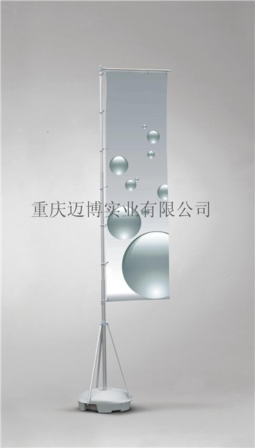 供应重庆旗杆专业制造商 便携展架 铝合金画轴 布质拉网