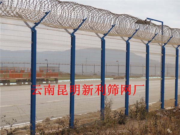 云南昆明新利护栏网厂专业生产安装供应机场专业Y型护栏网