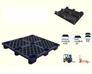 供应1210D单面九脚网格塑料托盘